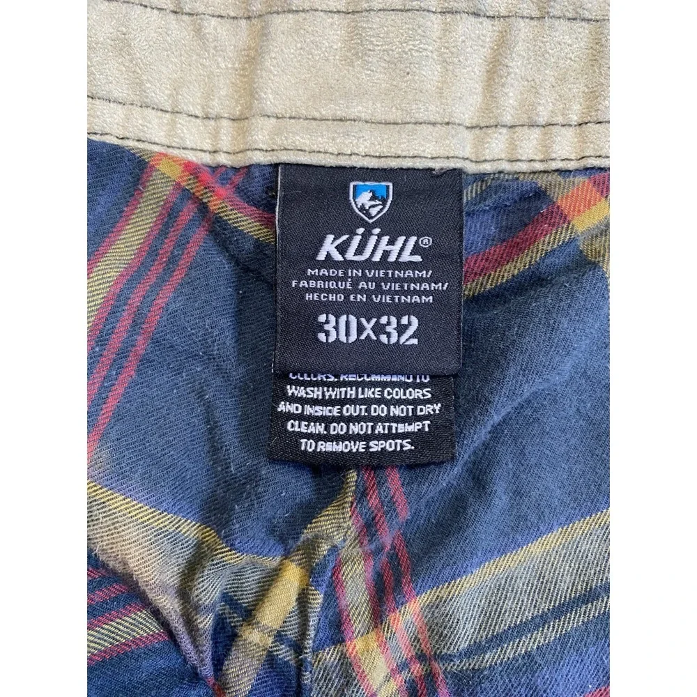 Kuhl Hot Ryder Flannel Lined Distressed Pants Men's 30 x 32 Vintage Patina Dye